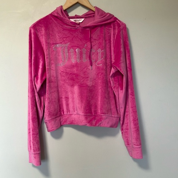 Juicy Couture Pink Velour Hoodie - Picture 1 of 7